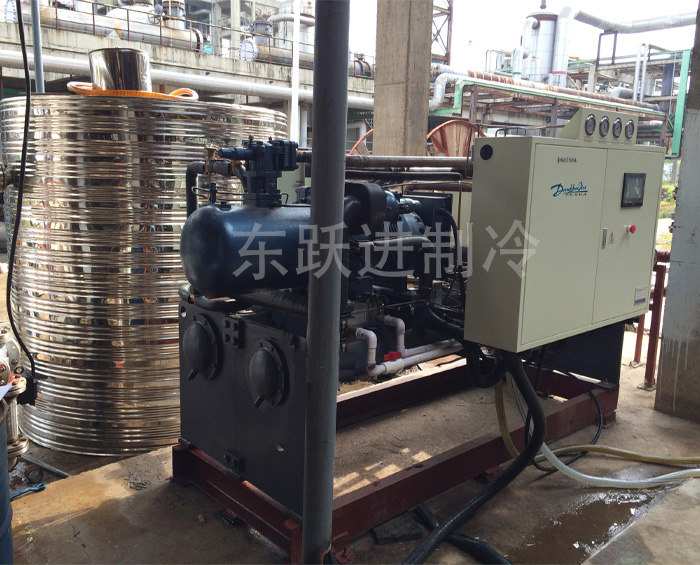 廣西柳州水冷螺桿式低溫冷凍機應用案例-45℃